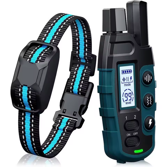 Collar de Entrenamiento Remoto para Perros – 1000M de Alcance, Impermeable y Recargable