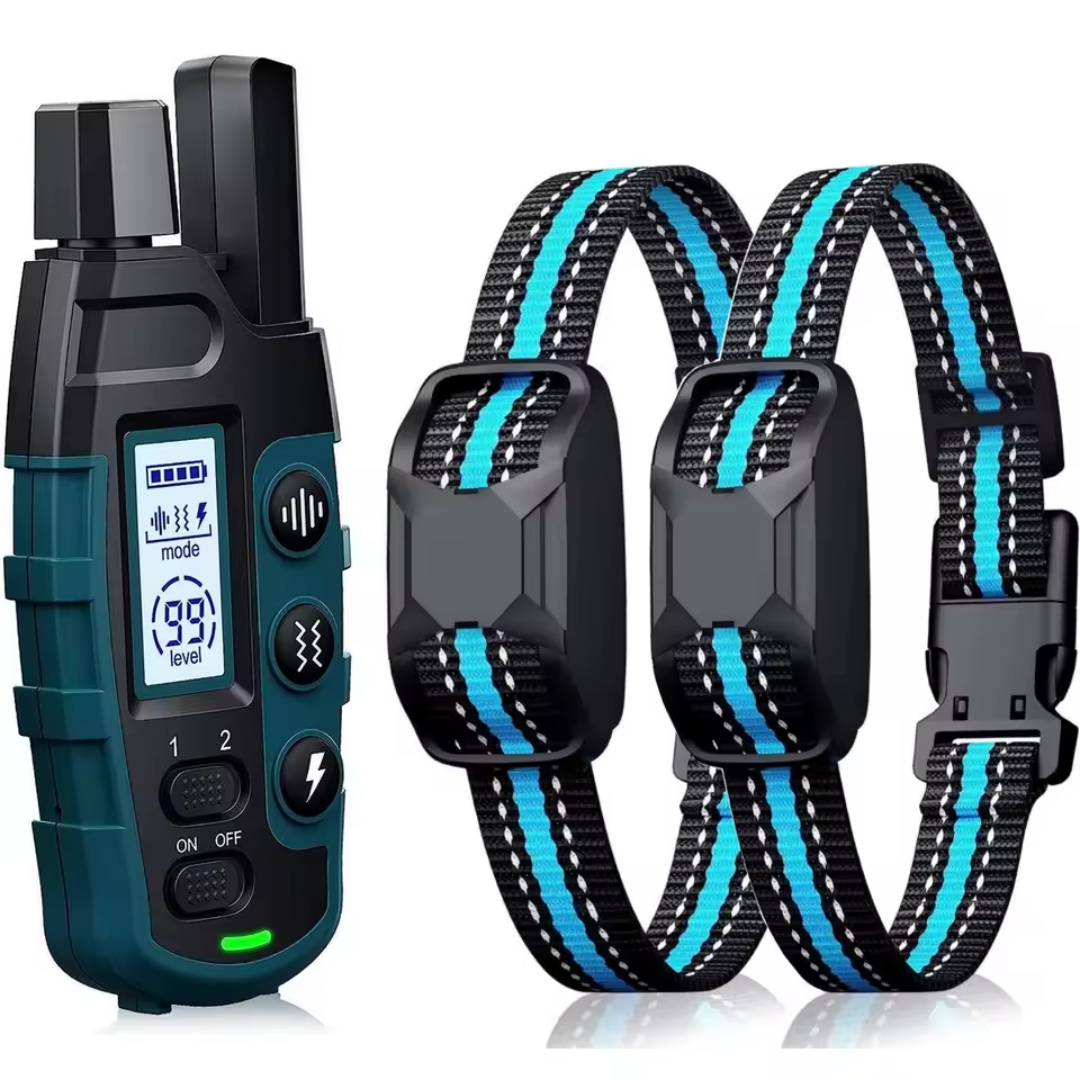 Collar de Entrenamiento Remoto para Perros – 1000M de Alcance, Impermeable y Recargable